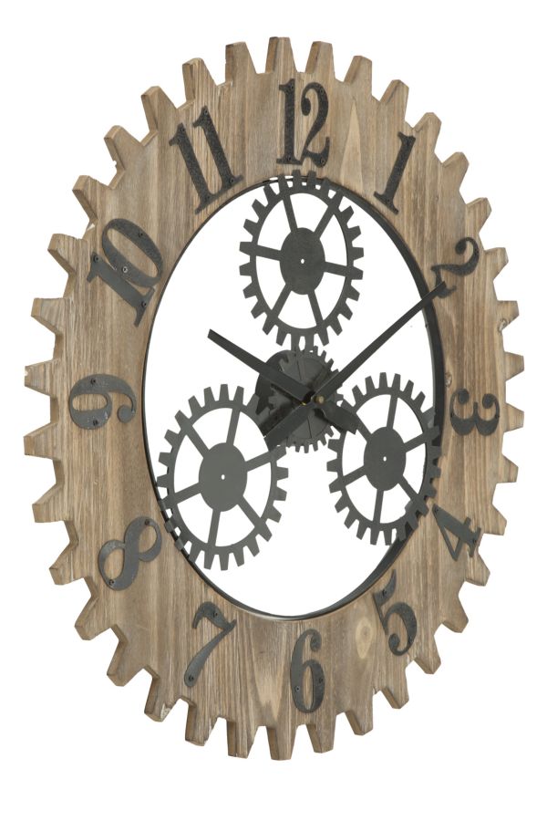 OROLOGIO DA MURO INGRANAGGIO PLUS CM Ø 60X4 - immagine 2