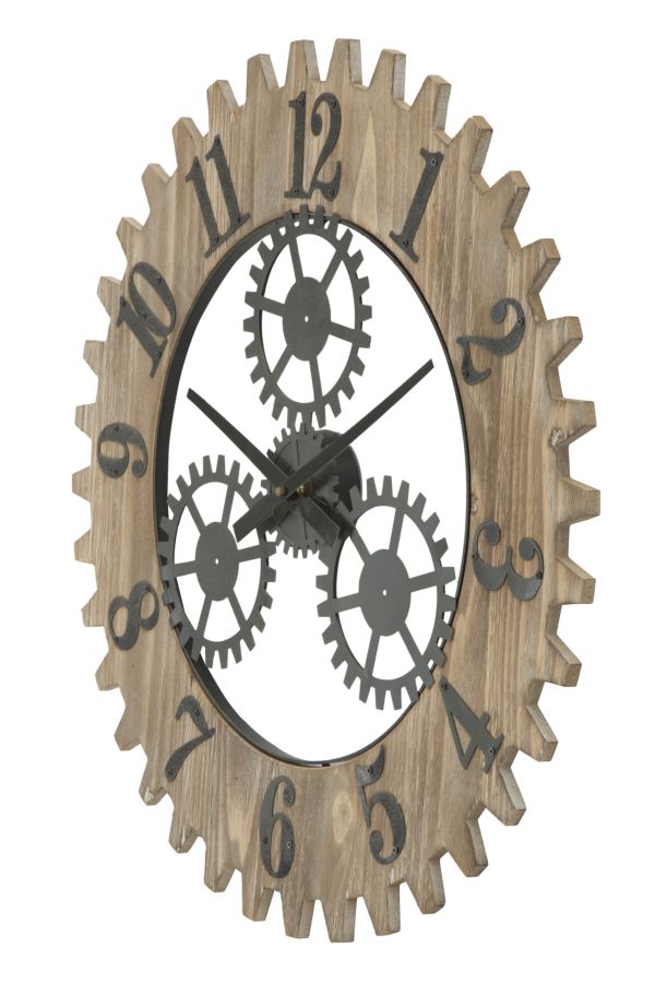 OROLOGIO DA MURO INGRANAGGIO PLUS CM Ø 60X4 - immagine 3