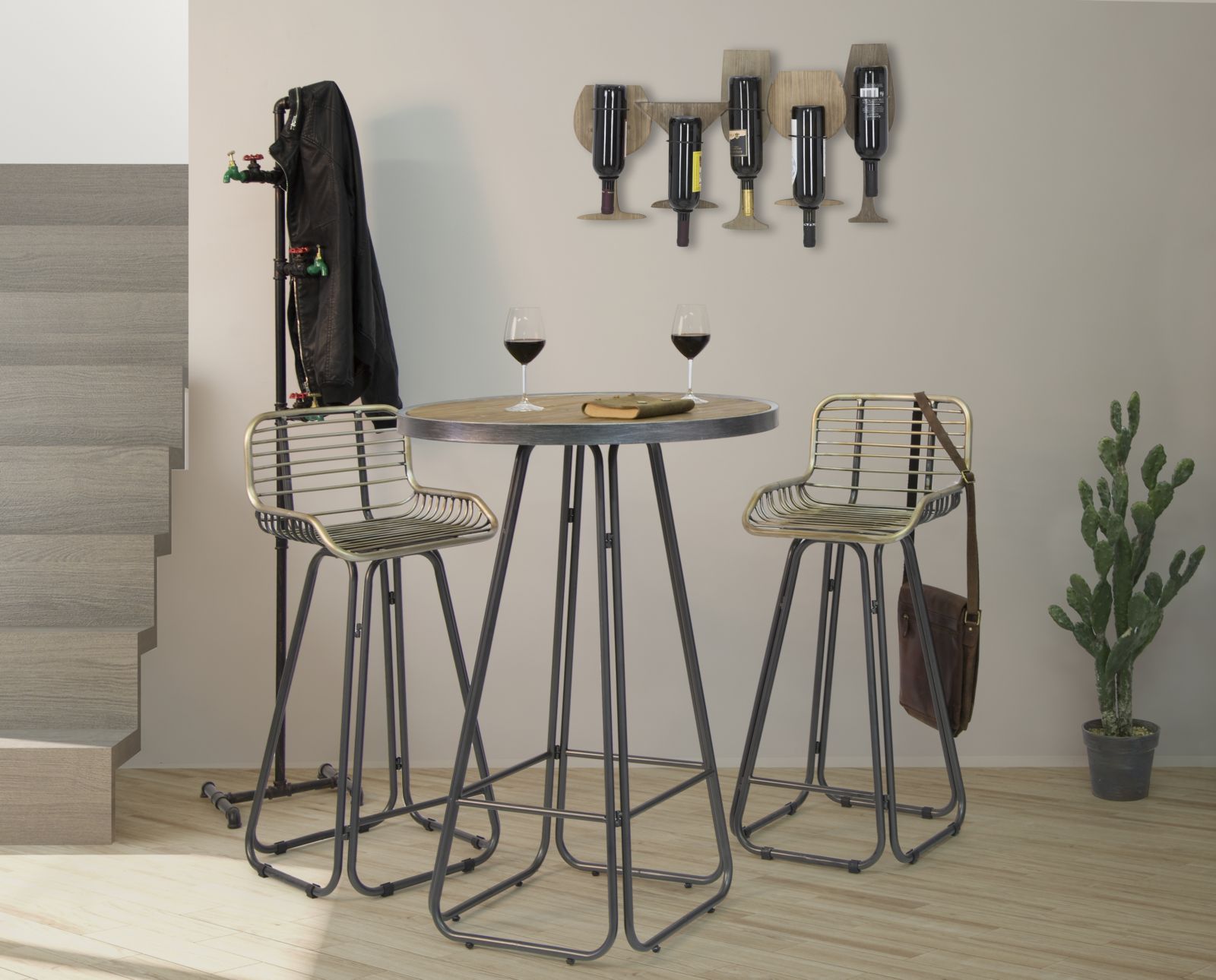 SGABELLO DUBLIN CM 45X45X102 - immagine 12