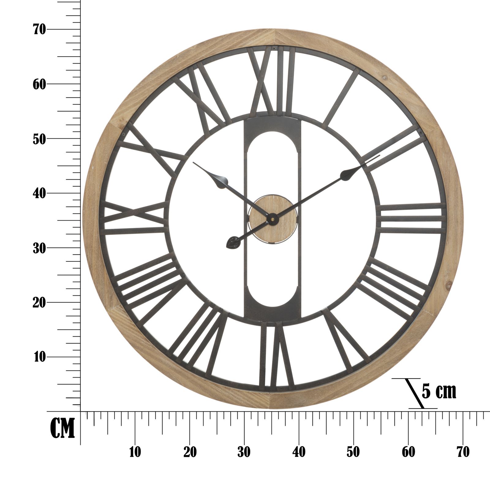 OROLOGIO DA MURO INDUSTRY CM Ø 70X5 - immagine 6