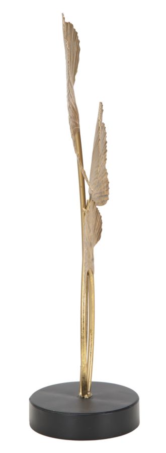 SCULTURA FOGLIE CM 24,5X10,5X40,5 MIN 2 - immagine 2