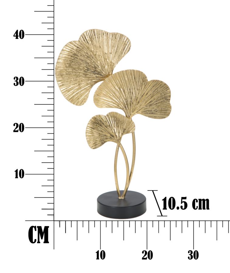 SCULTURA FOGLIE CM 24,5X10,5X40,5 MIN 2 - immagine 7