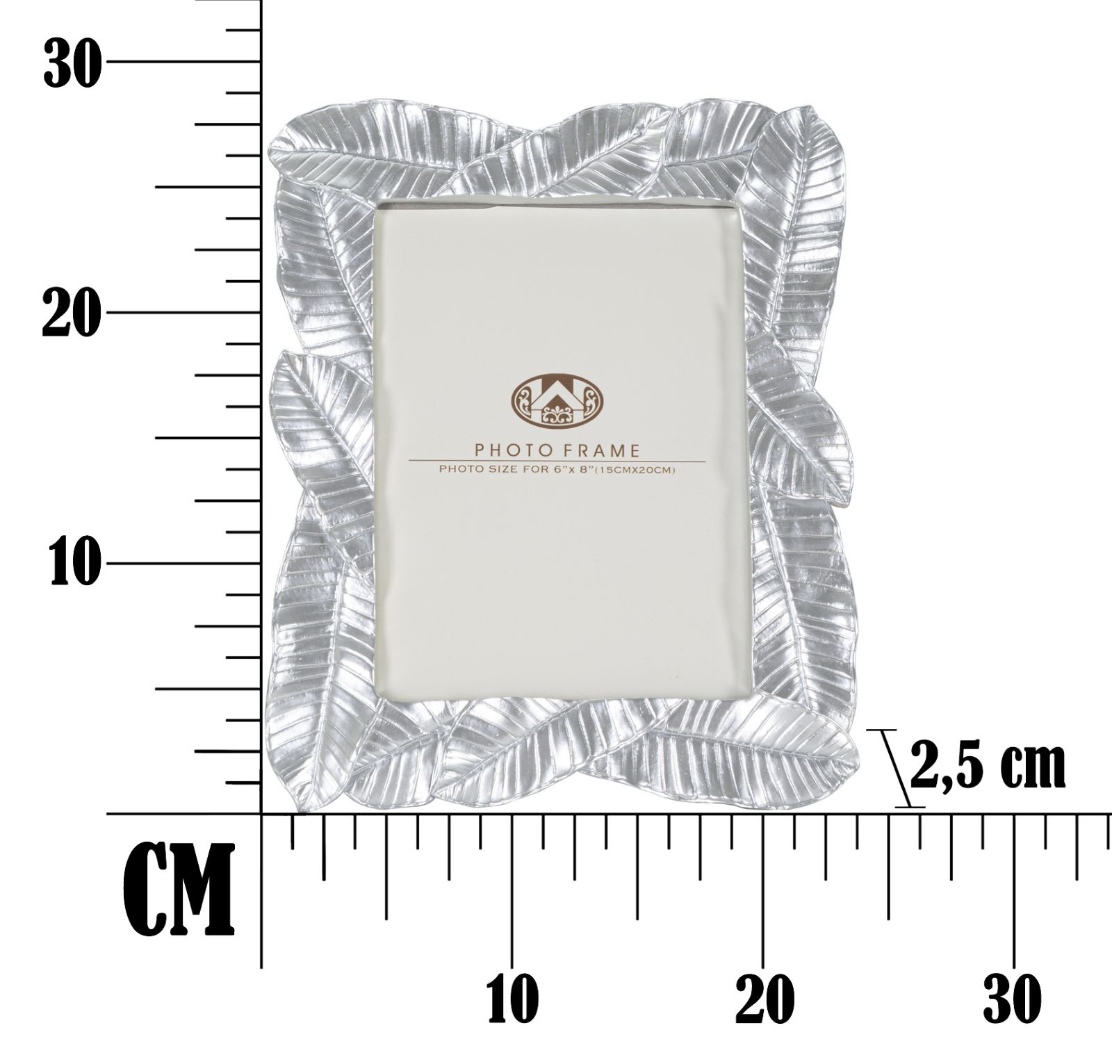 CORNICE LEFY SILVER CM 23X2,5X27,5 (MISURA INTERNA CM 15X20) MIN 2 - immagine 6
