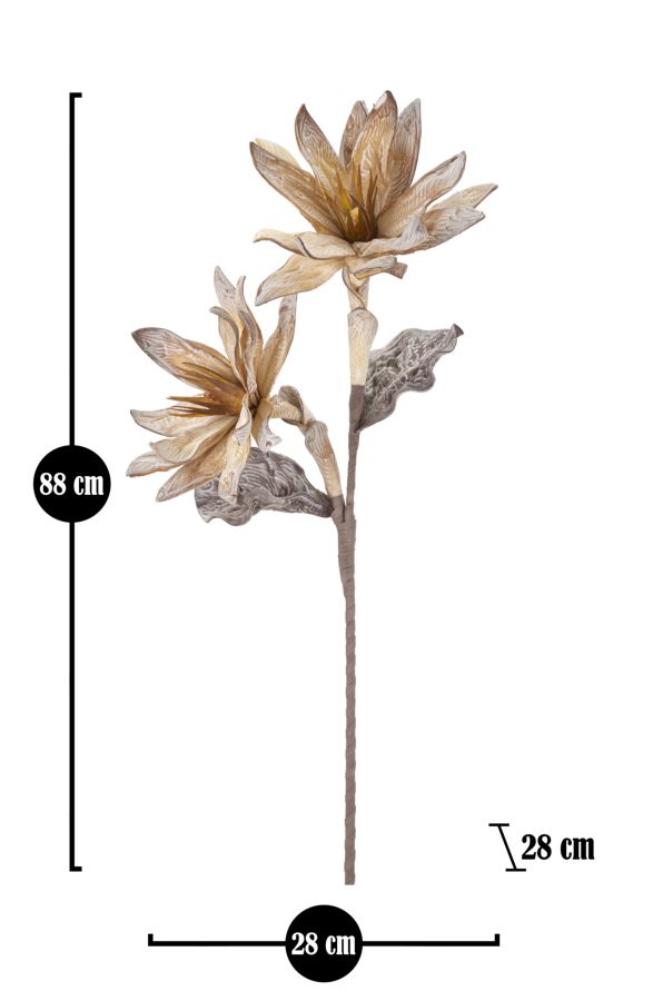 GLSANG FLOWER X2 GIALLO CM Ø 28X88 MIN 12 - immagine 6