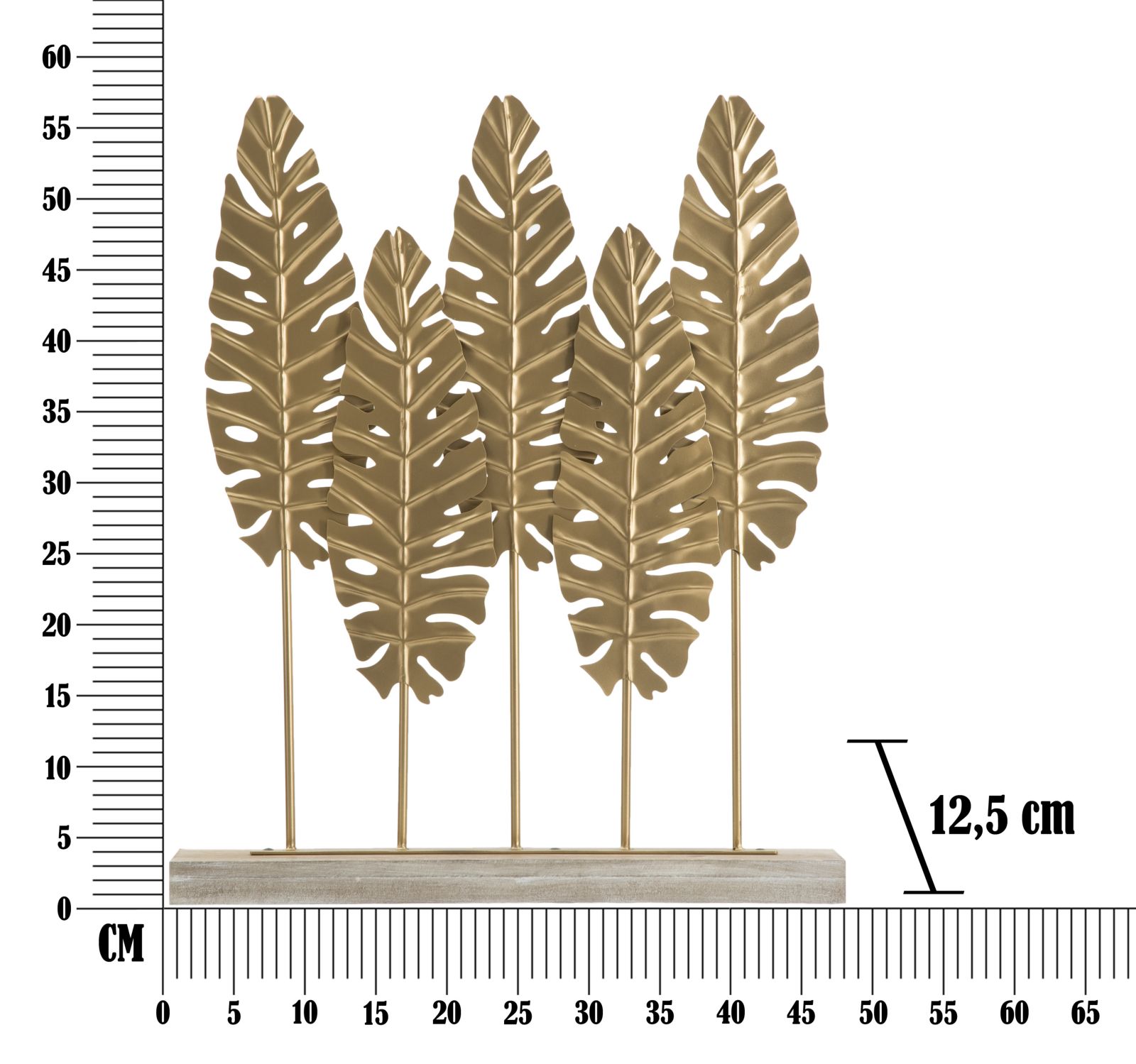 SCULTURA LONG LEAF CM 47X10X57,5 - immagine 6