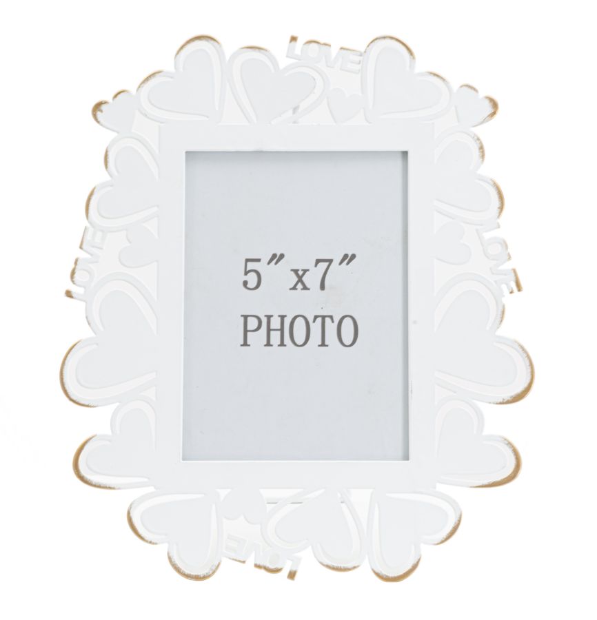 CORNICE HEART CM 25X14,5X27,7 MIN 2 (MISURA INTERNA CM 12,5X17,5) - immagine 2
