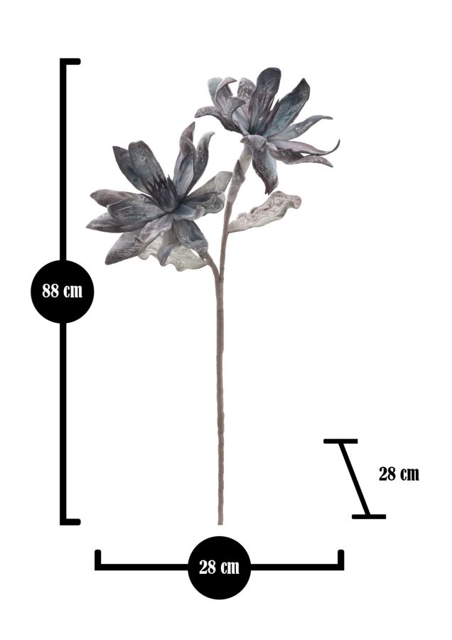 GLSANG FLOWER X2 BLU CM Ø 28X88 MIN 12 - immagine 6