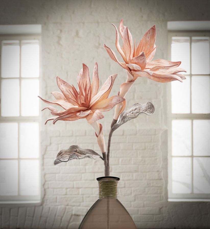 GLSANG FLOWER X2 ARANCIONE CM Ø 28X88 MIN 12 - immagine 5