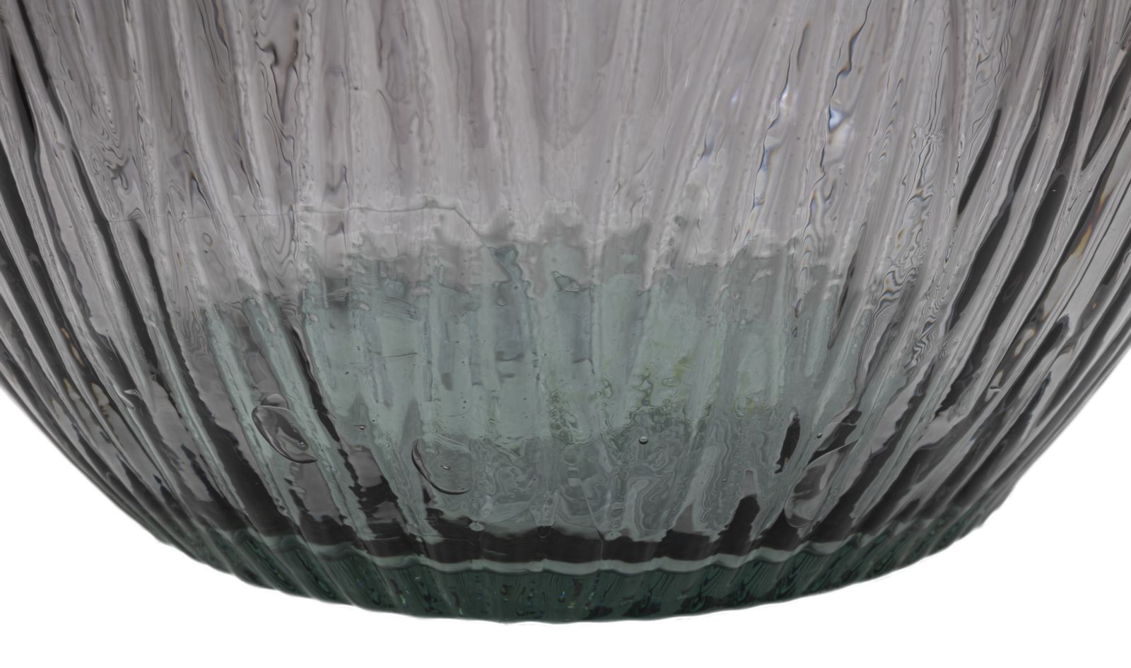 VASO JARRON ARABE LOW VETRO RICICLATO FUMO CM Ø 34X75 (MADE IN SPAIN) - immagine 4