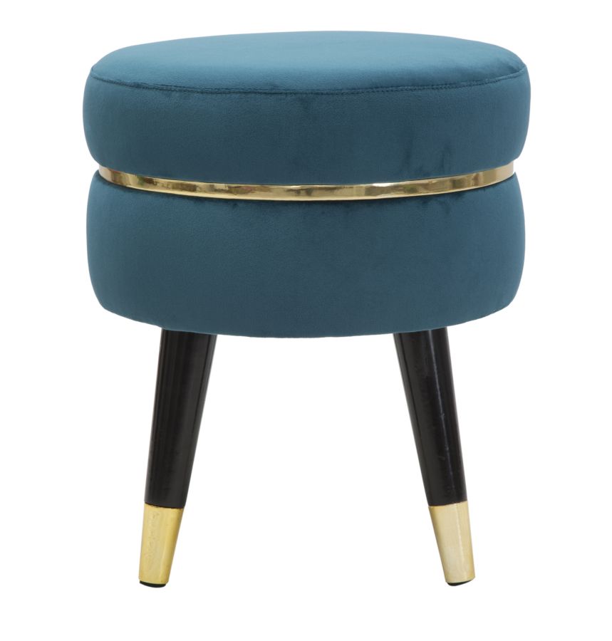 SGABELLO PARIS OTTANIO/GOLD CM Ø 35X40,5 - immagine 2