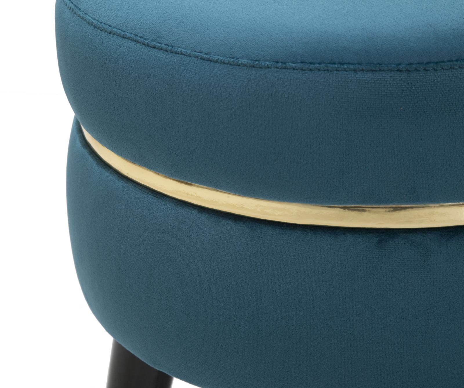 SGABELLO PARIS OTTANIO/GOLD CM Ø 35X40,5 - immagine 4