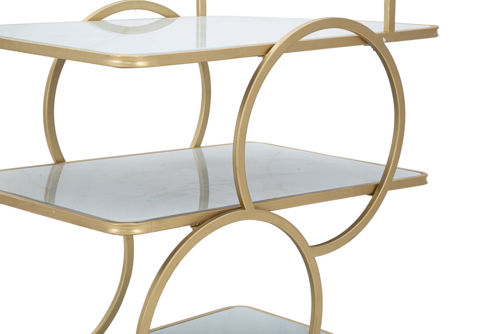 CARRELLO MARBLE GLASS CM 64X46X79 - immagine 4