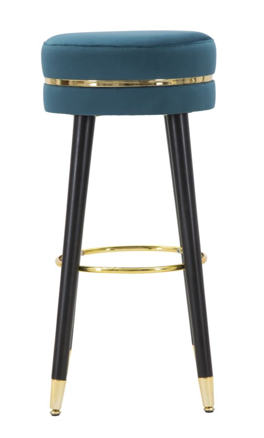 SGABELLO BAR PARIS OTTANIO/GOLD CM Ø 35X74 - immagine 2