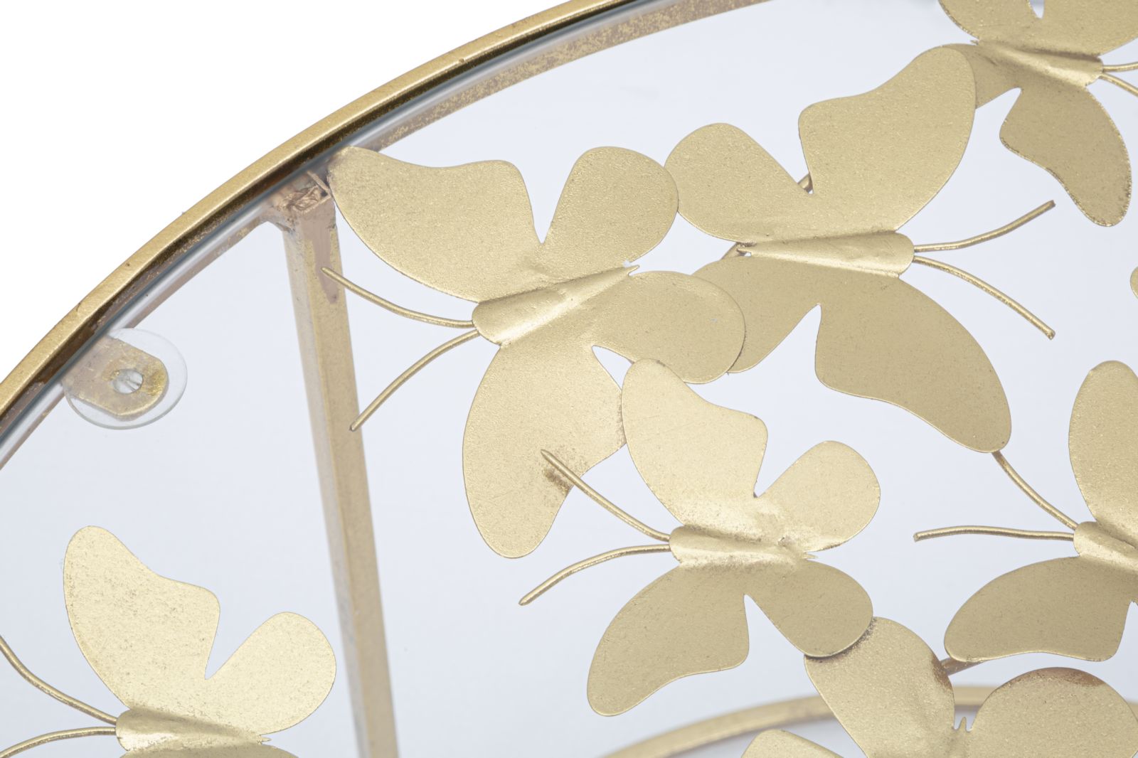 TAVOLO DA CAFFE' BUTTERFLIES CM Ø 60X40,5 - immagine 2