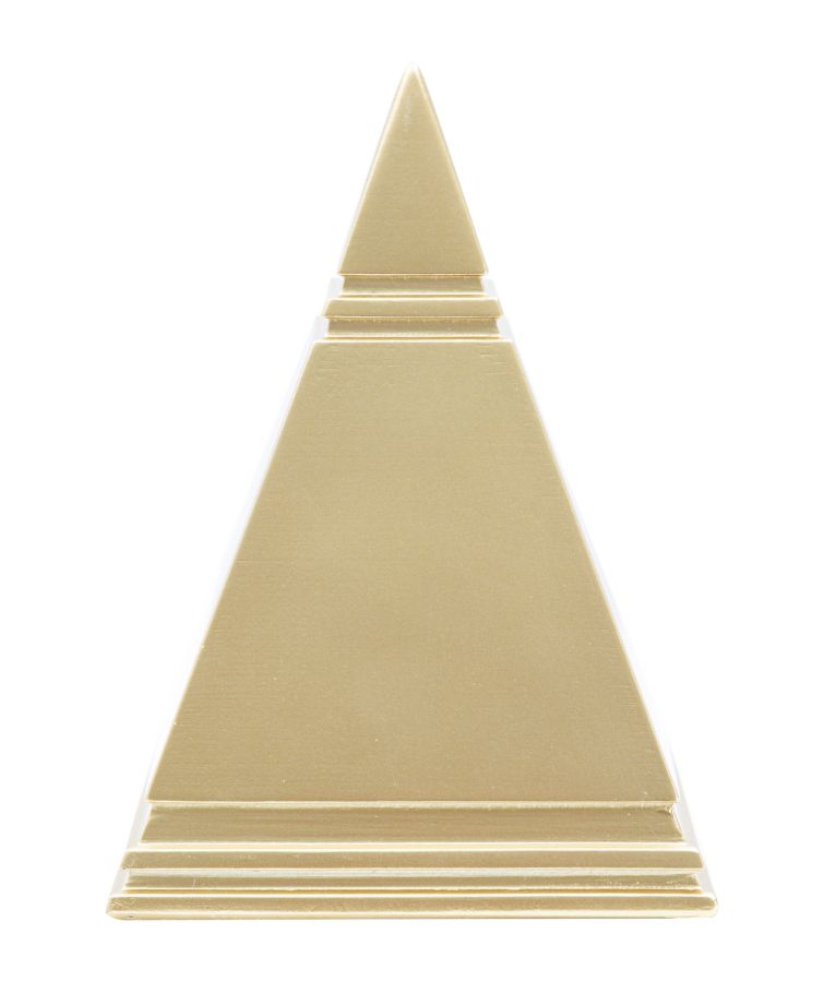 PIRAMIDE GOLD CM 11,5X11,5X15,5 MIN 2 - immagine 4