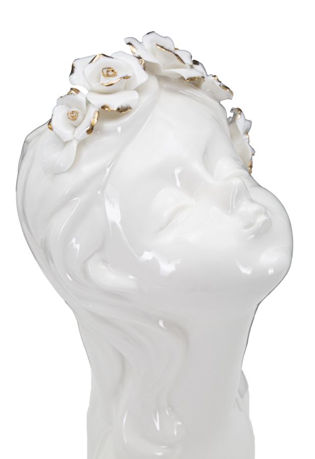 VASO YOUNG LADY ROSES CM 10X14X26 - immagine 3
