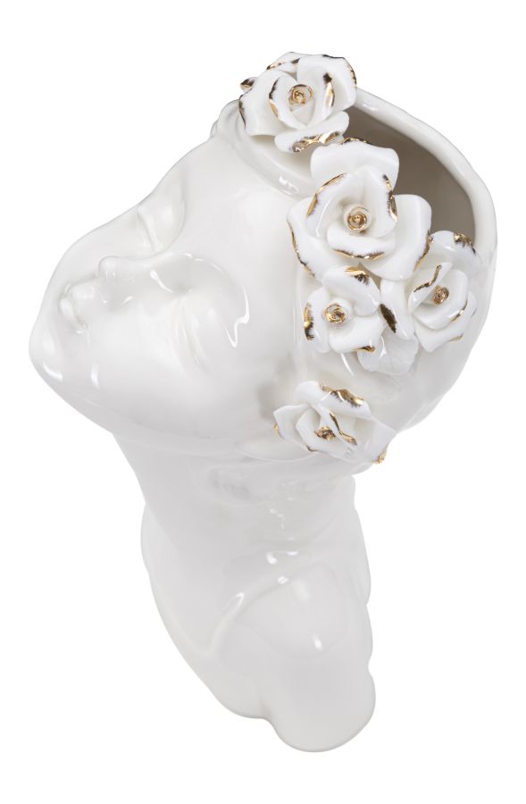 VASO YOUNG LADY ROSES CM 10X14X26 - immagine 4