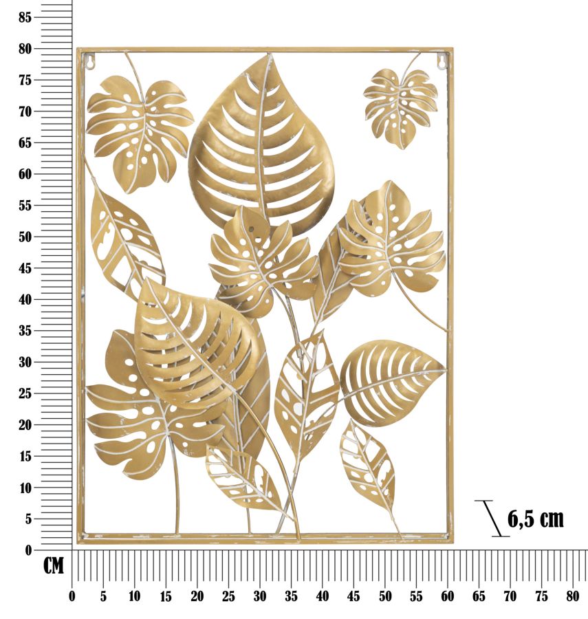 PANNELLO IN FERRO JUNGLE RET. CM 60X80X6.5 - immagine 6