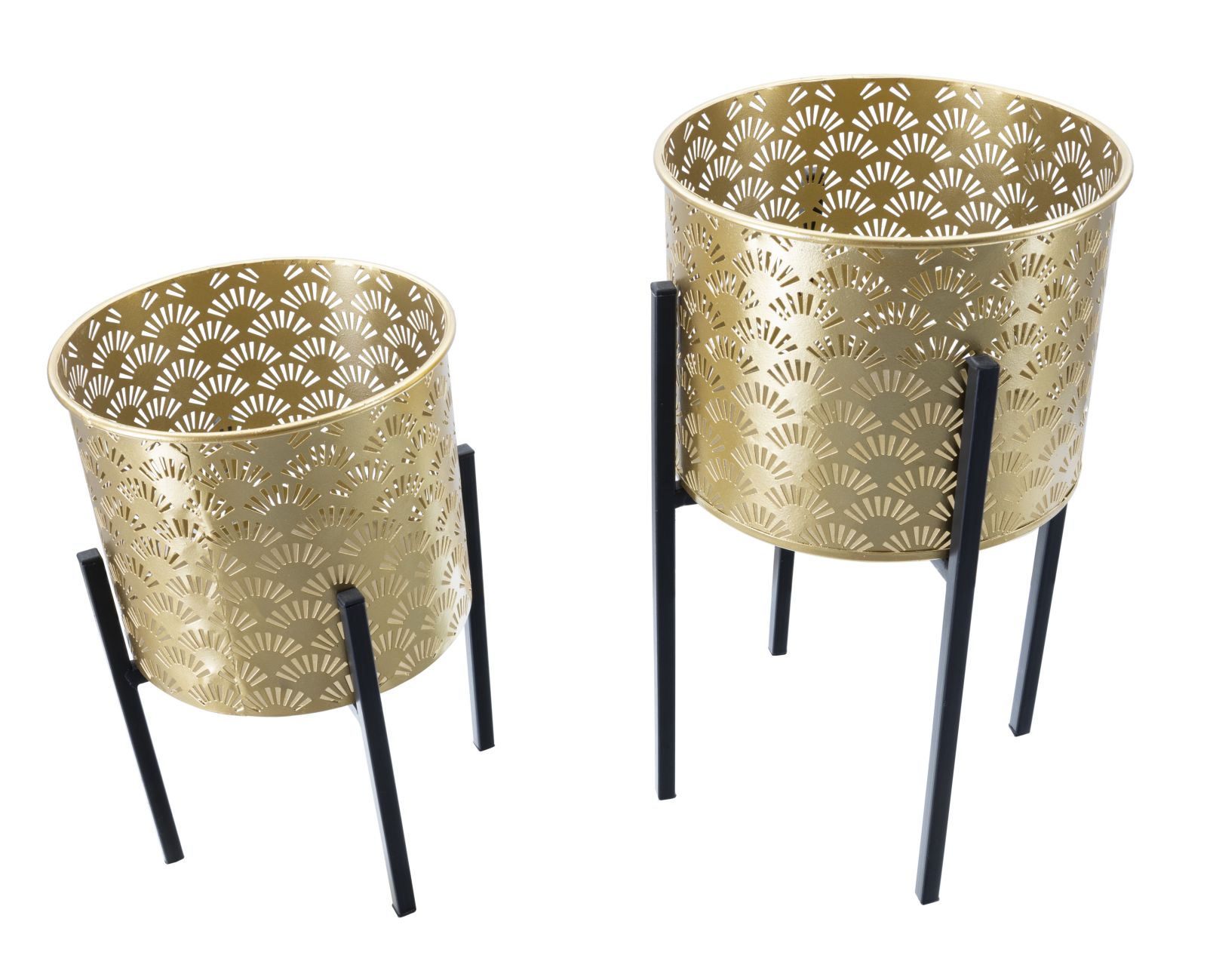 P/VASI GLISSY STAND COPPIA -A- CM Ø 21X38-19X28 - immagine 2