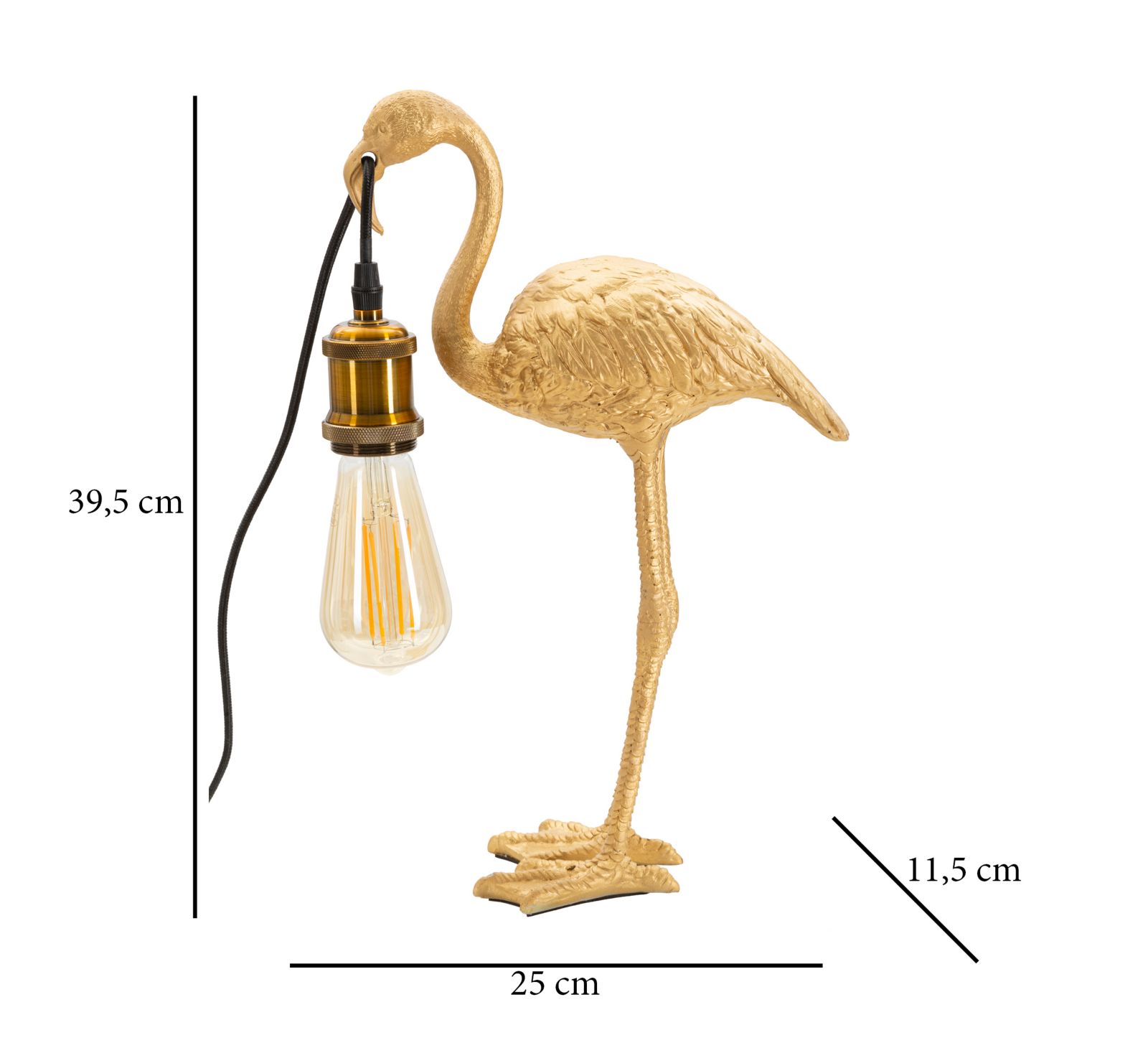 LAMPADA DA TAVOLO FLAMINGO CM 25X11,5X39,5 - immagine 9