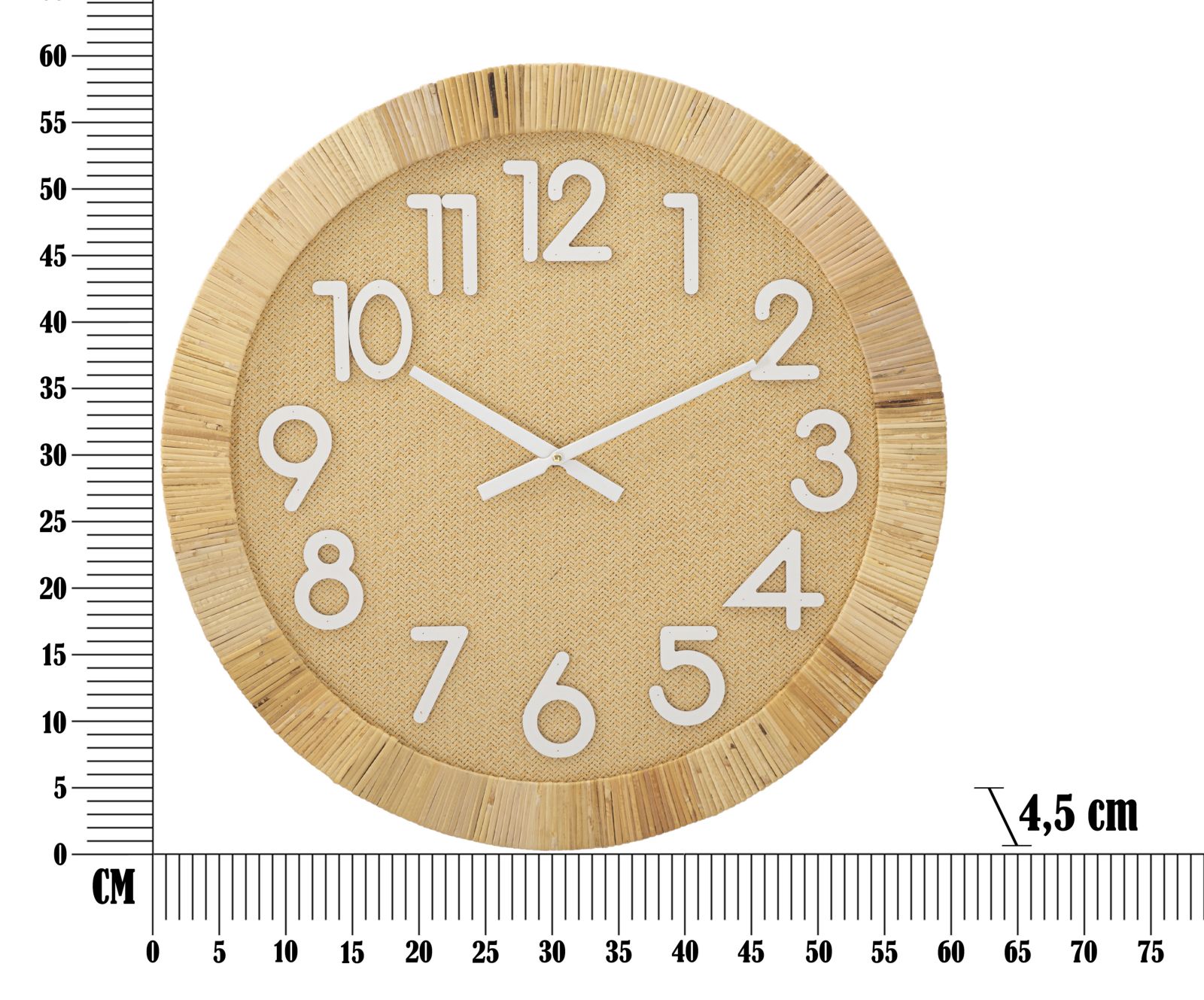 OROLOGIO DA MURO BOHO PLUS CM Ø 60X4,5 - immagine 6