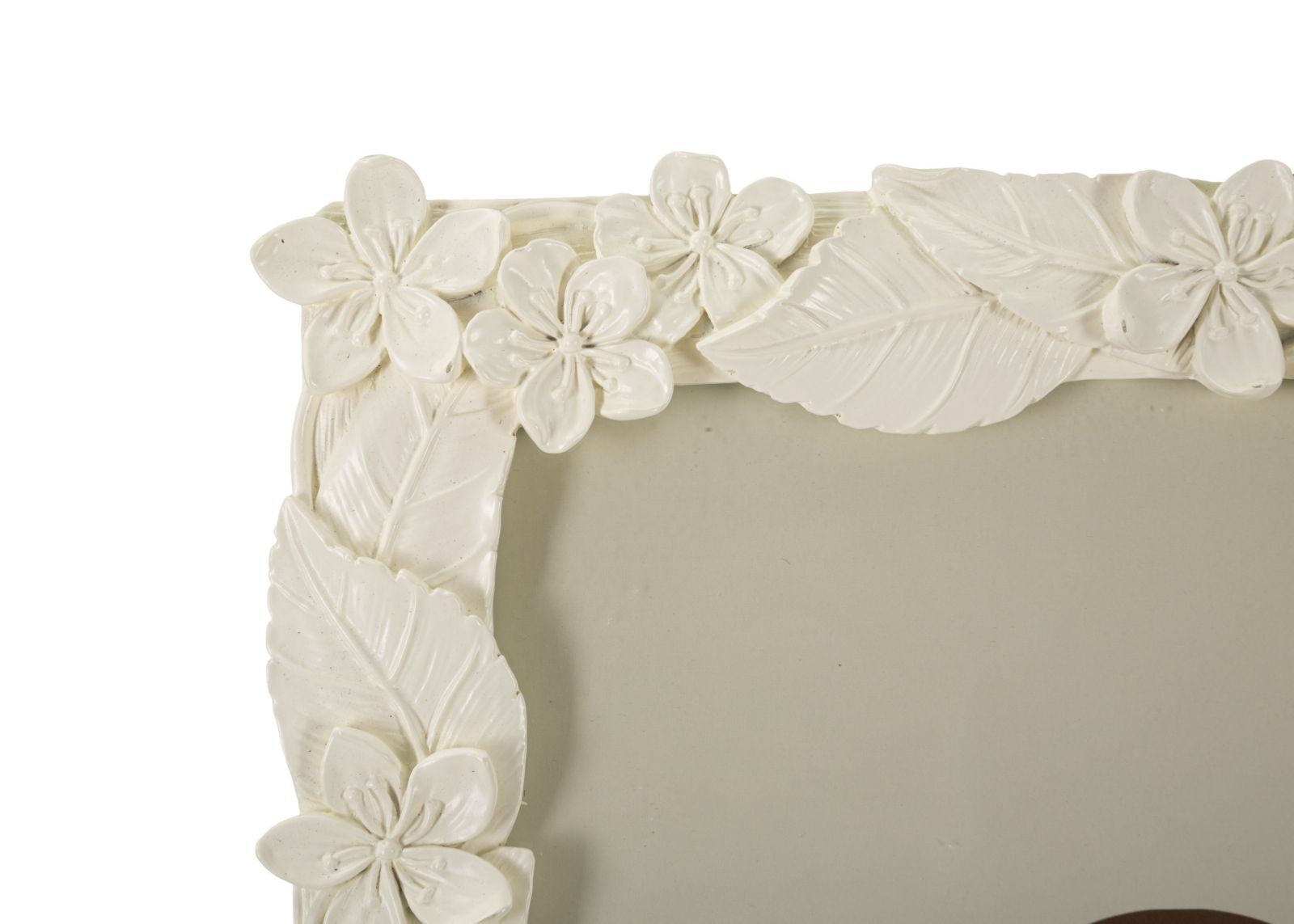 CORNICE LEAF CREAM CM 26X2X30,7 (MISURA INTERNA CM 20X25) MIN 2 - immagine 3