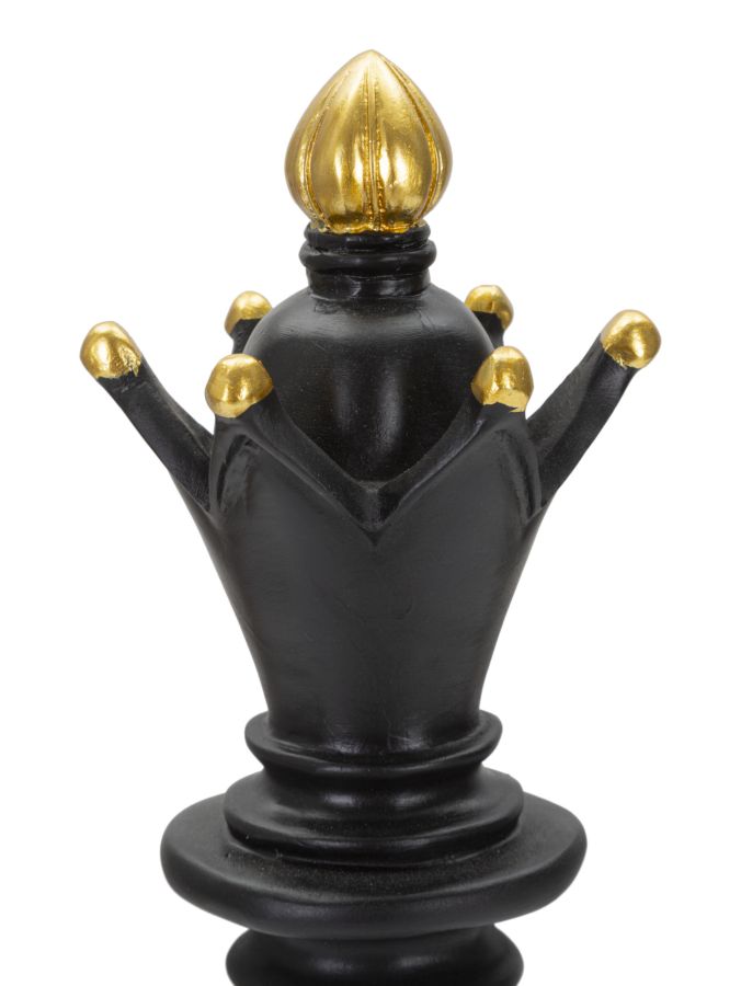 ALFIERE NERO E ORO CM Ø 12,5X38,5 - immagine 3