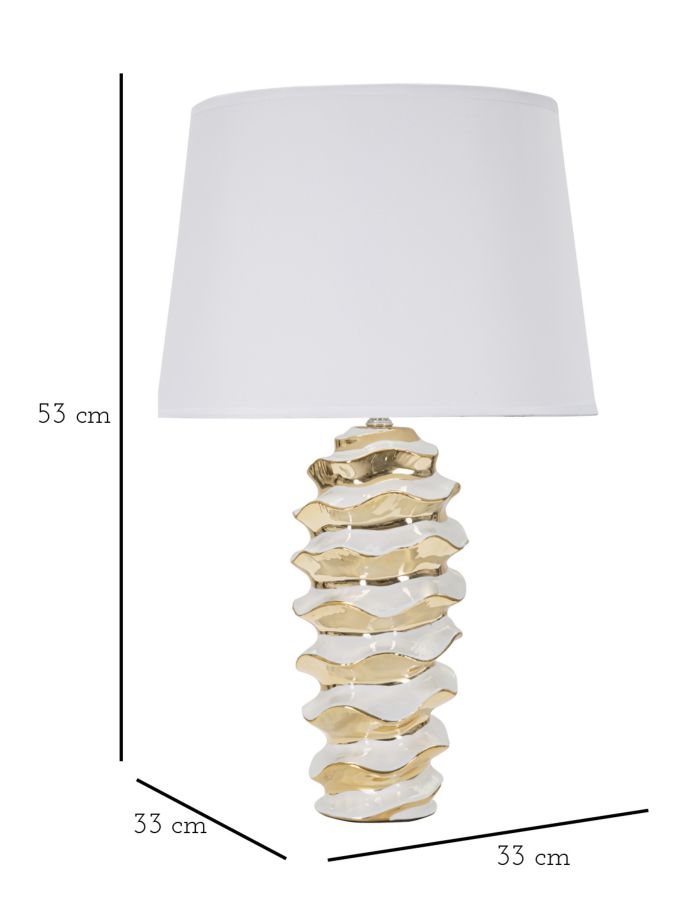LAMPADA DA TAVOLO GLAM SPACE CM Ø 33X53 MIN 2 - immagine 6
