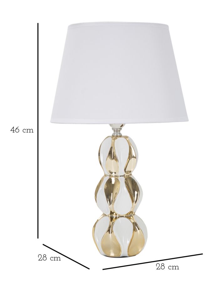 LAMPADA DA TAVOLO GLAM BALLS CM Ø 28X46 MIN 2 - immagine 6