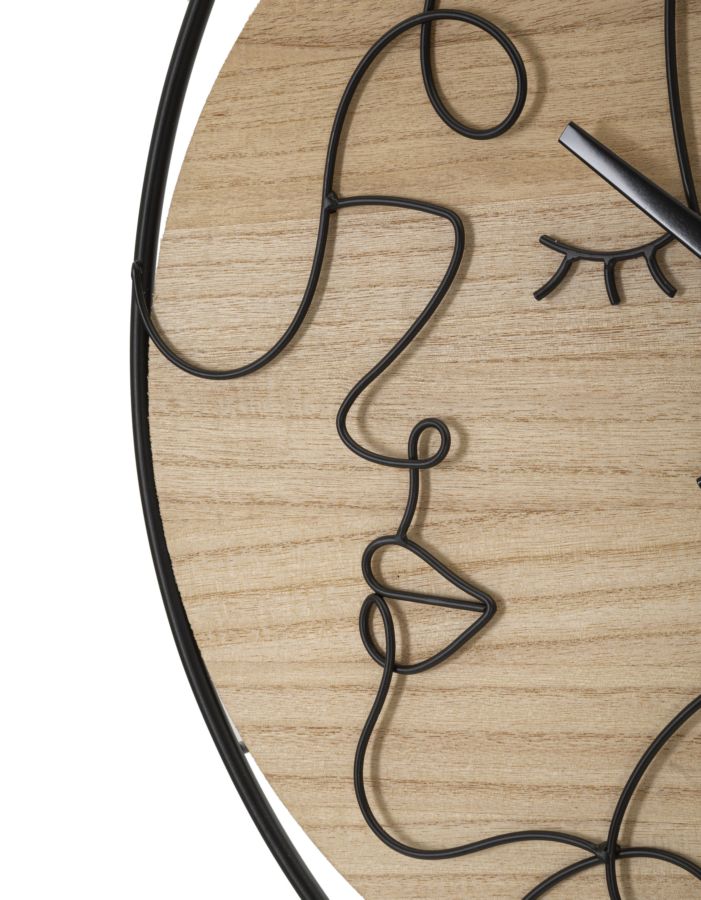 OROLOGIO DA MURO ELEGANT -B- CM Ø 60X2 - immagine 3