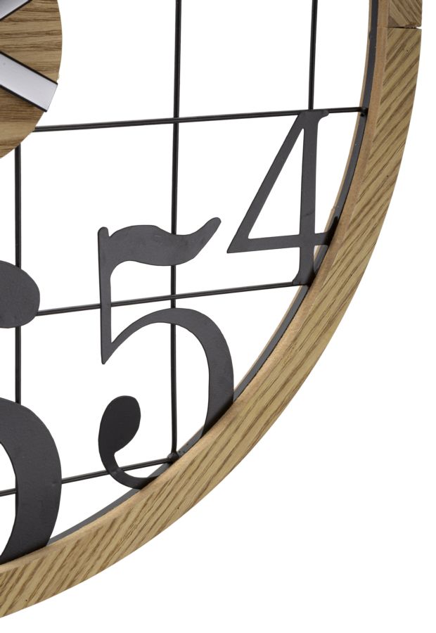 OROLOGIO DA MURO NUMBERS CM Ø 60X2,5 - immagine 2