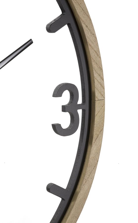 OROLOGIO DA MURO CLIPS CM Ø 60X2,5 - immagine 4