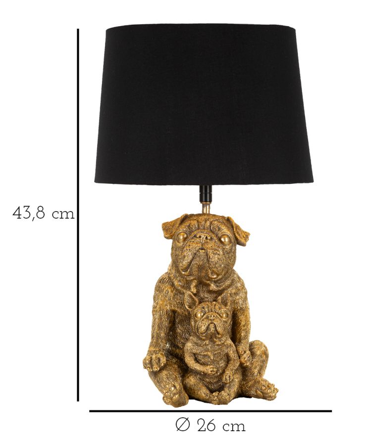 LAMPADA DA TAVOLO DOG CM Ø 26X43,8 - immagine 7