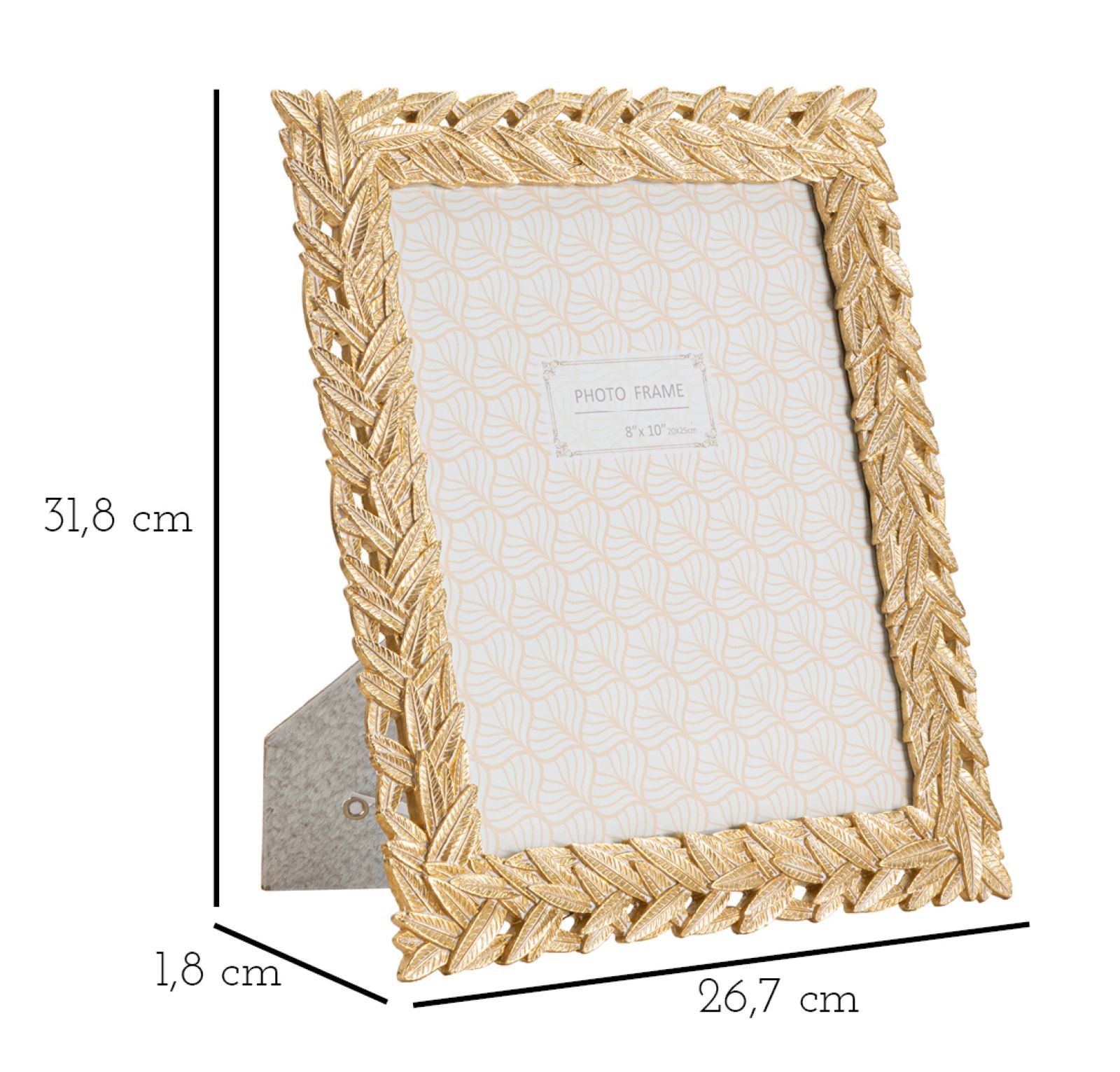 CORNICE SOLIS CM 26,7X1,8X31,8 (MISURA INTERNA CM 20X25) MIN 2 - immagine 6