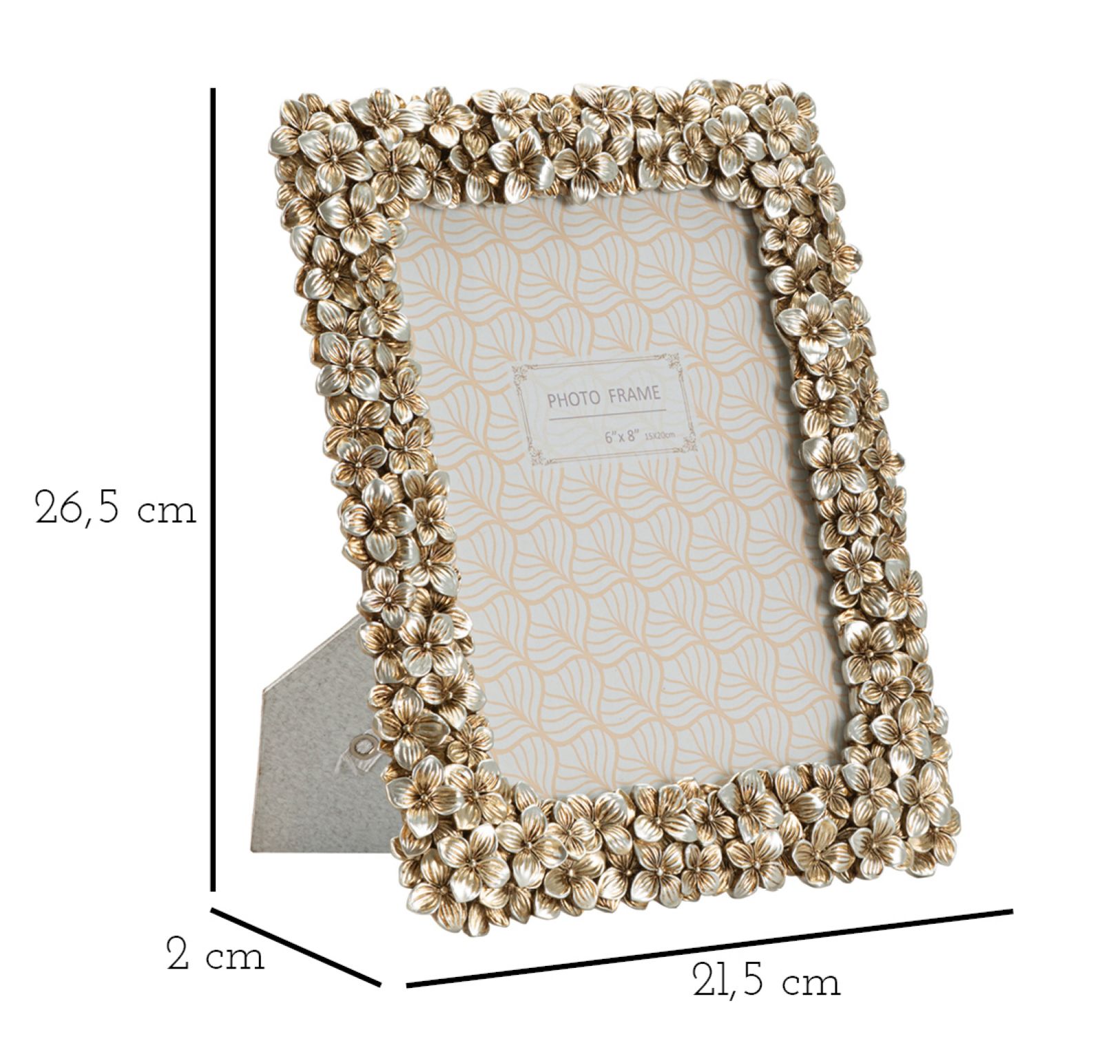 CORNICE FLOLLY CM 21,5X2X26,5 (MISURA INTERNA CM 15X20) MIN 2 - immagine 6