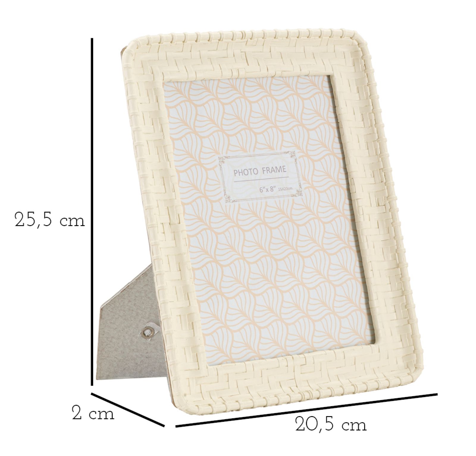 CORNICE BAMBOO STYLE CM 20,5X2X25,5 (MISURA INTERNA CM 15X20) MIN 2 - immagine 6