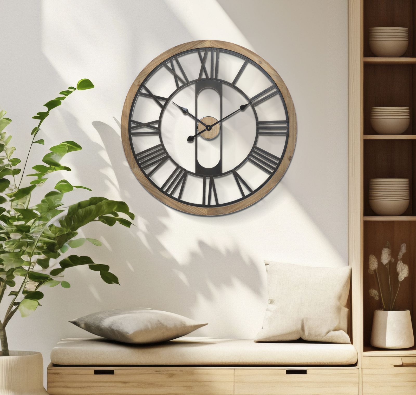 OROLOGIO DA MURO INDUSTRY CM Ø 70X5 - immagine 5