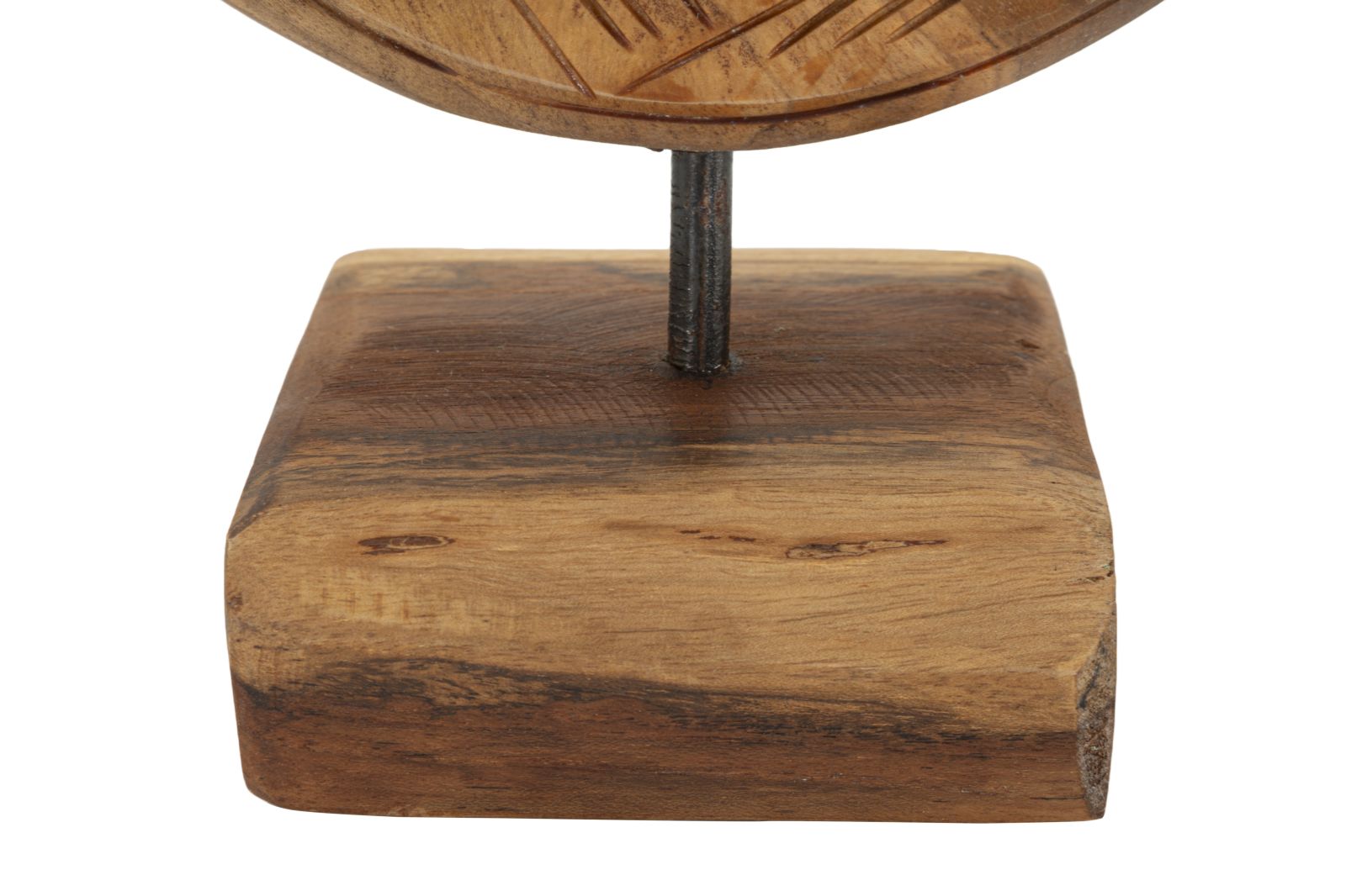 SCULTURA DORAT IN TEAK RIC. CM 20X10X28 MIN 2 (PEZZI UNICI - NON RIP. IN SERIE) - immagine 5