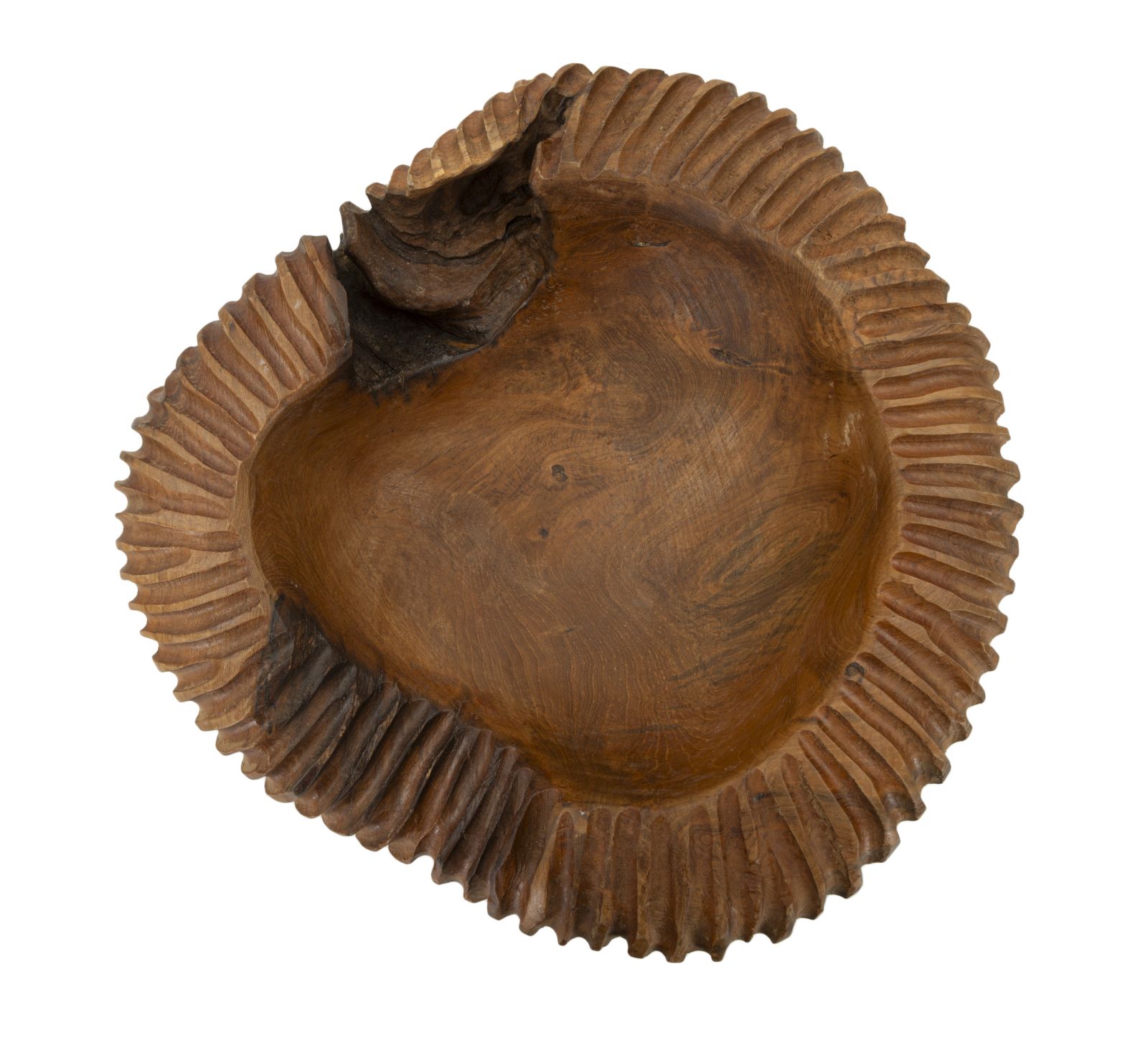 S/TASCHE GARIT IN TEAK RIC. CM 37X40X16 (PEZZI UNICI - NON RIP. IN SERIE) - immagine 2