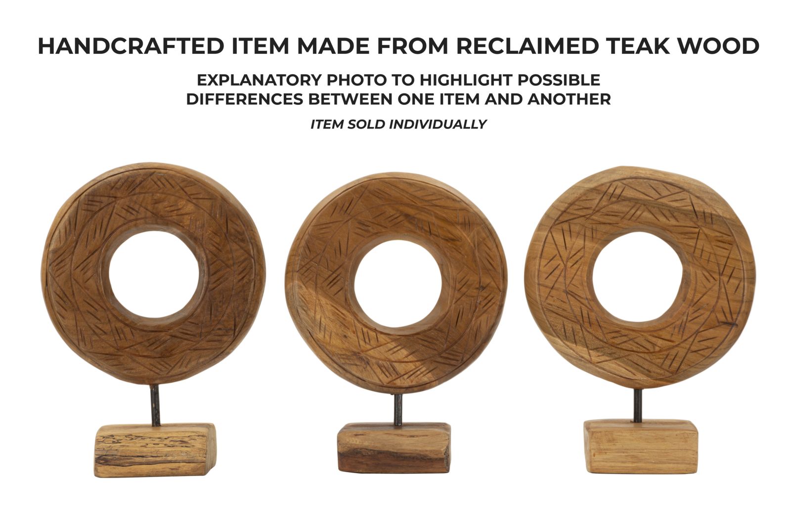 SCULTURA DORAT IN TEAK RIC. CM 20X10X28 MIN 2 (PEZZI UNICI - NON RIP. IN SERIE) - immagine 8