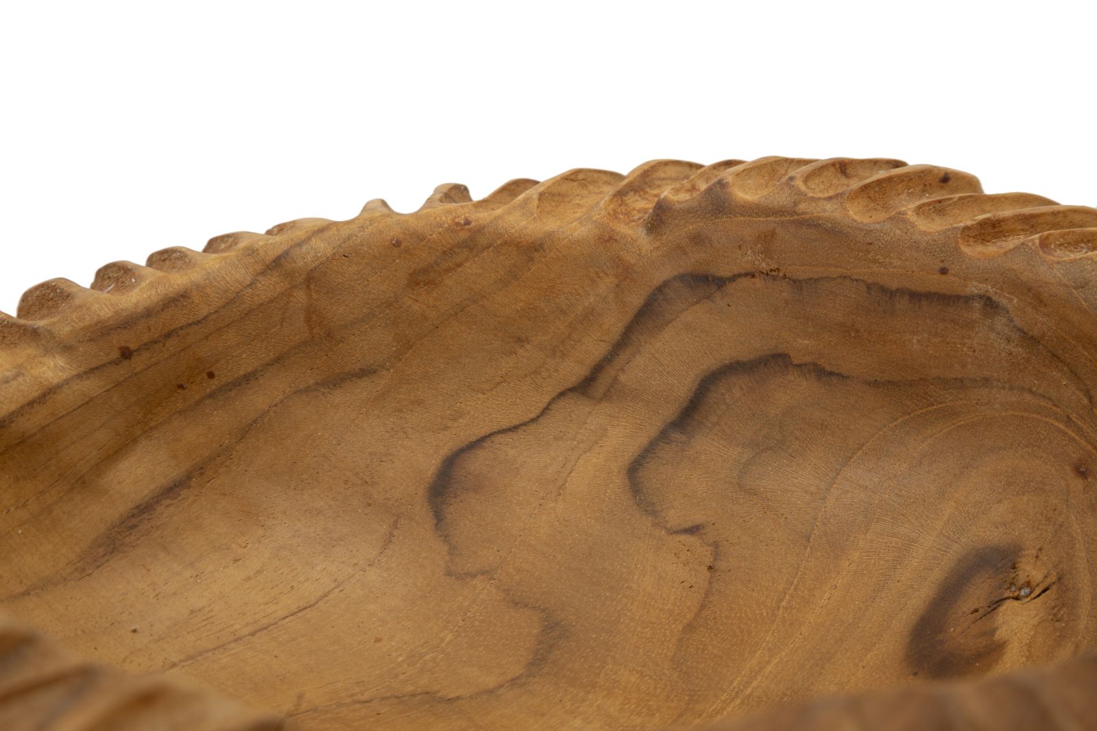 S/TASCHE GARIT IN TEAK RICICLATO CM Ø 32X11 (PEZZI UNICI - NON RIP. IN SERIE) - immagine 4