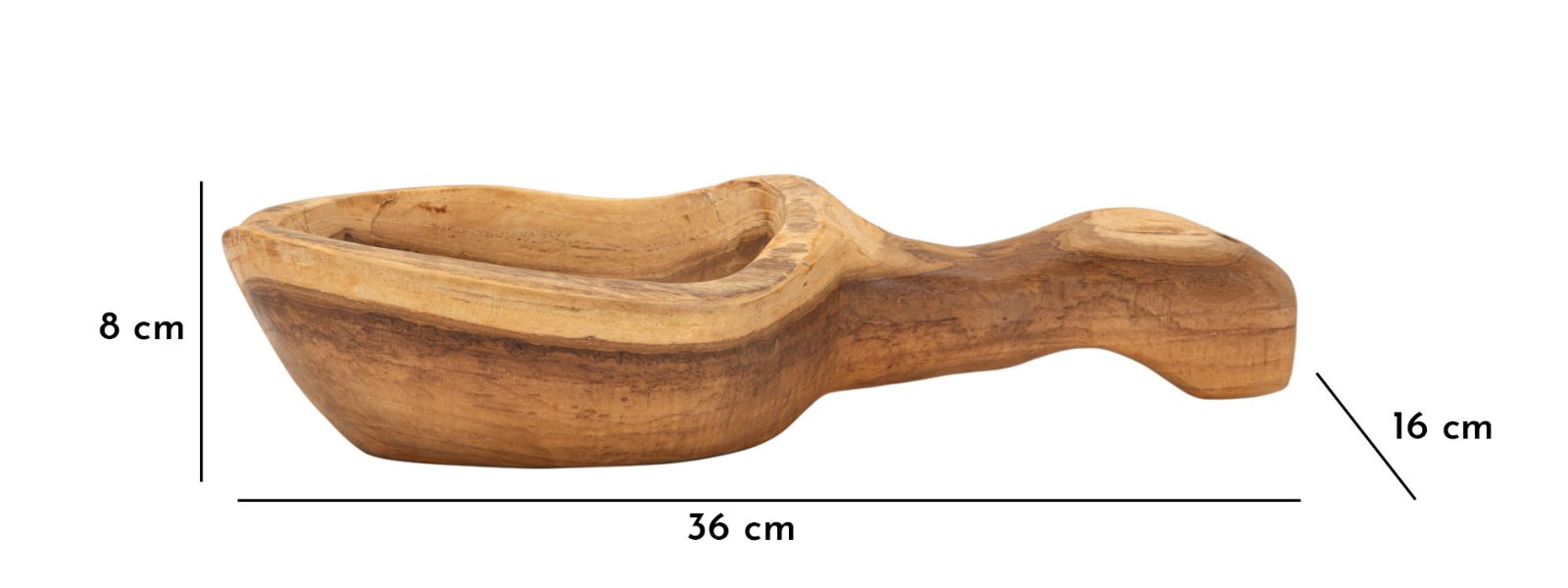 S/TASCHE SPOON IN TEAK RIC. CM 36X16X8 MIN 2 (PEZZI UNICI - NON RIP. IN SERIE) - immagine 10