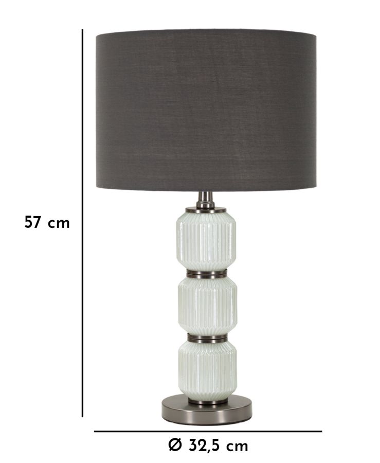 LAMPADA DA TAVOLO BRIGHT THREE CM Ø 32,5X57 - immagine 6