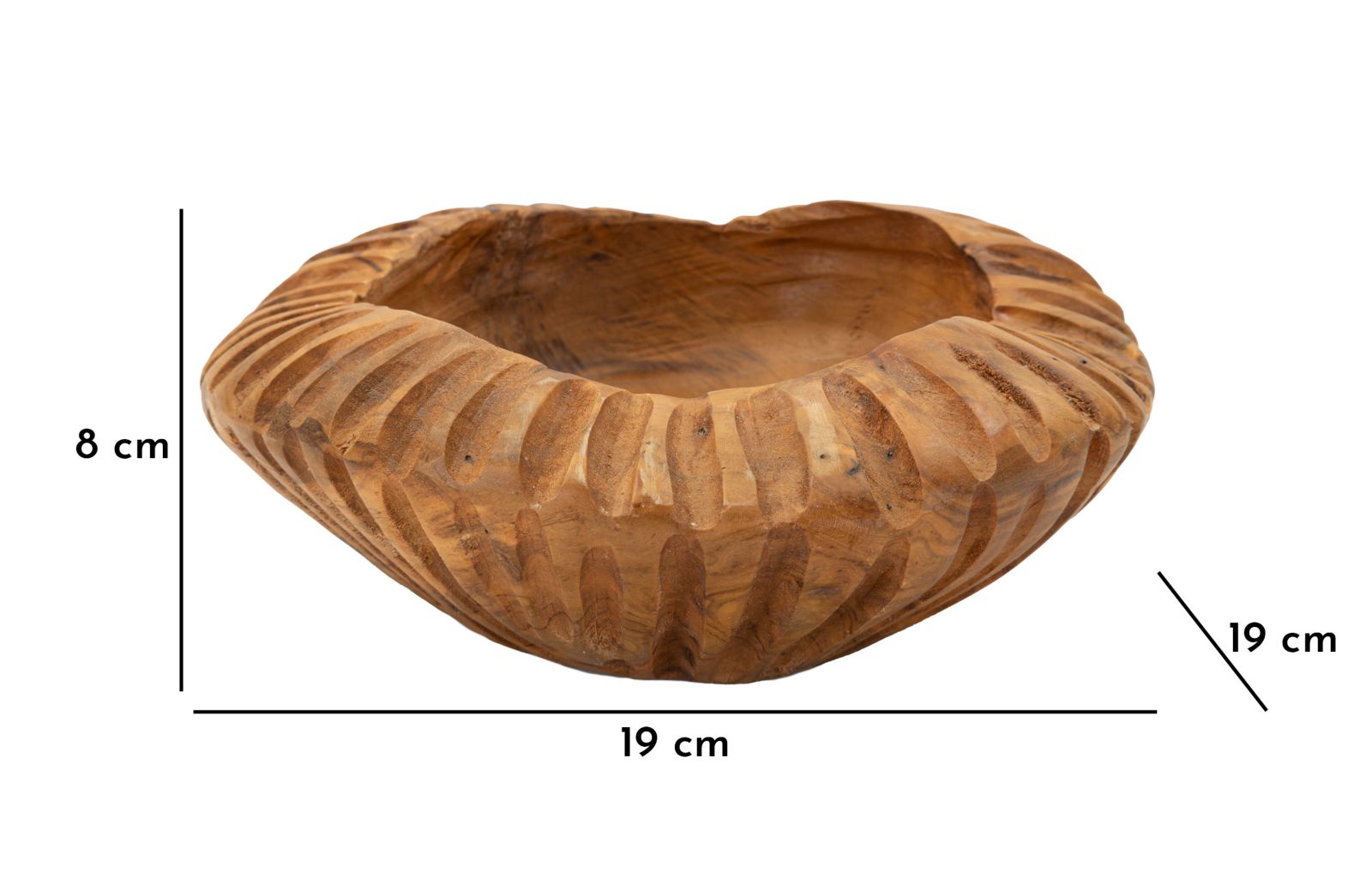 S/TASCHE GERIS IN TEAK RIC. CM Ø 19X8 MIN 2 (PEZZI UNICI - NON RIP. IN SERIE) - immagine 8