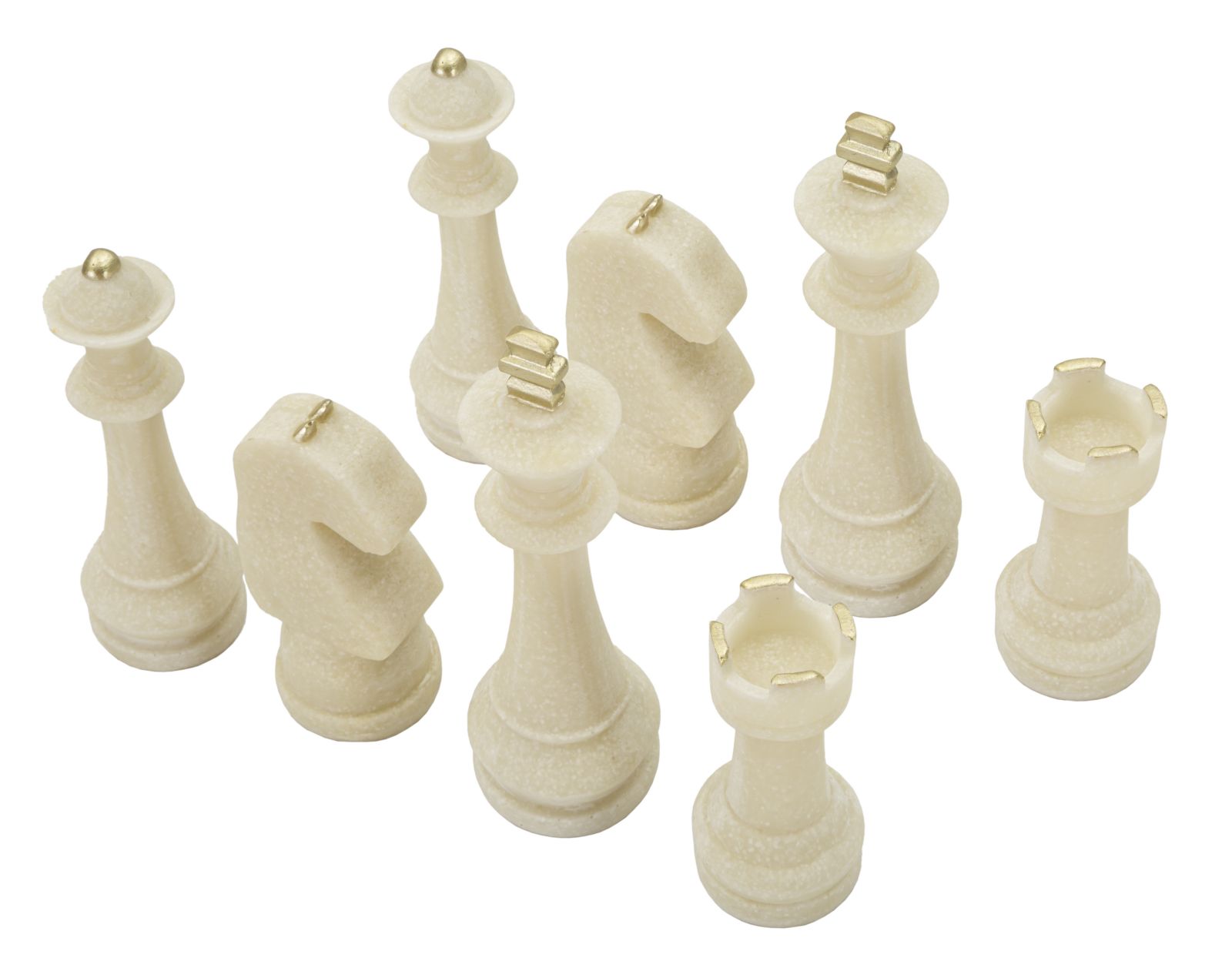 SCACCHI QUARZY SET 8 PZ ASSORTITI CM Ø 4,4X9,2-4,3X13,3-5X16-4,5X10,3 - immagine 6