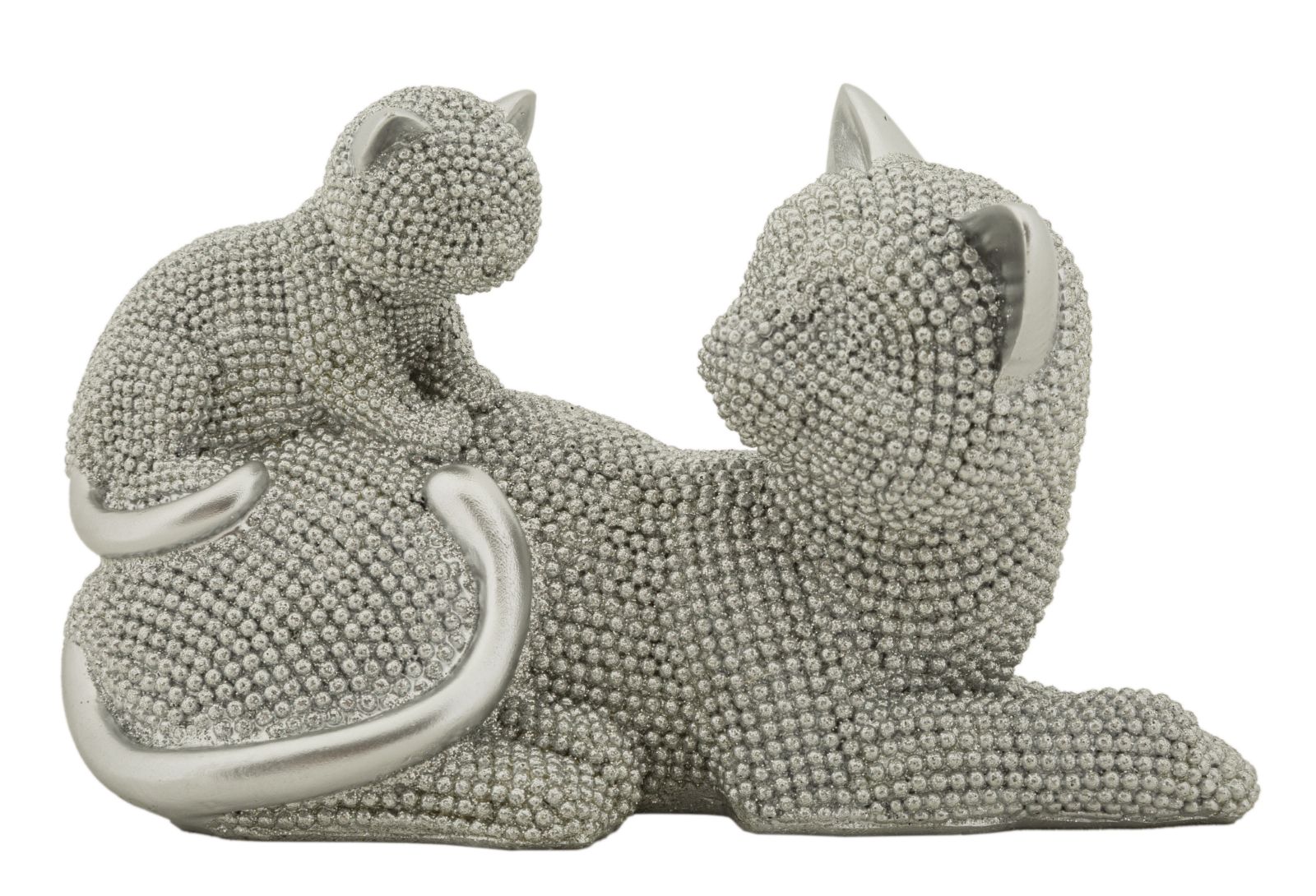 GATTO SPARKY CON CUCCIOLO CM 19X9X13 MIN 2