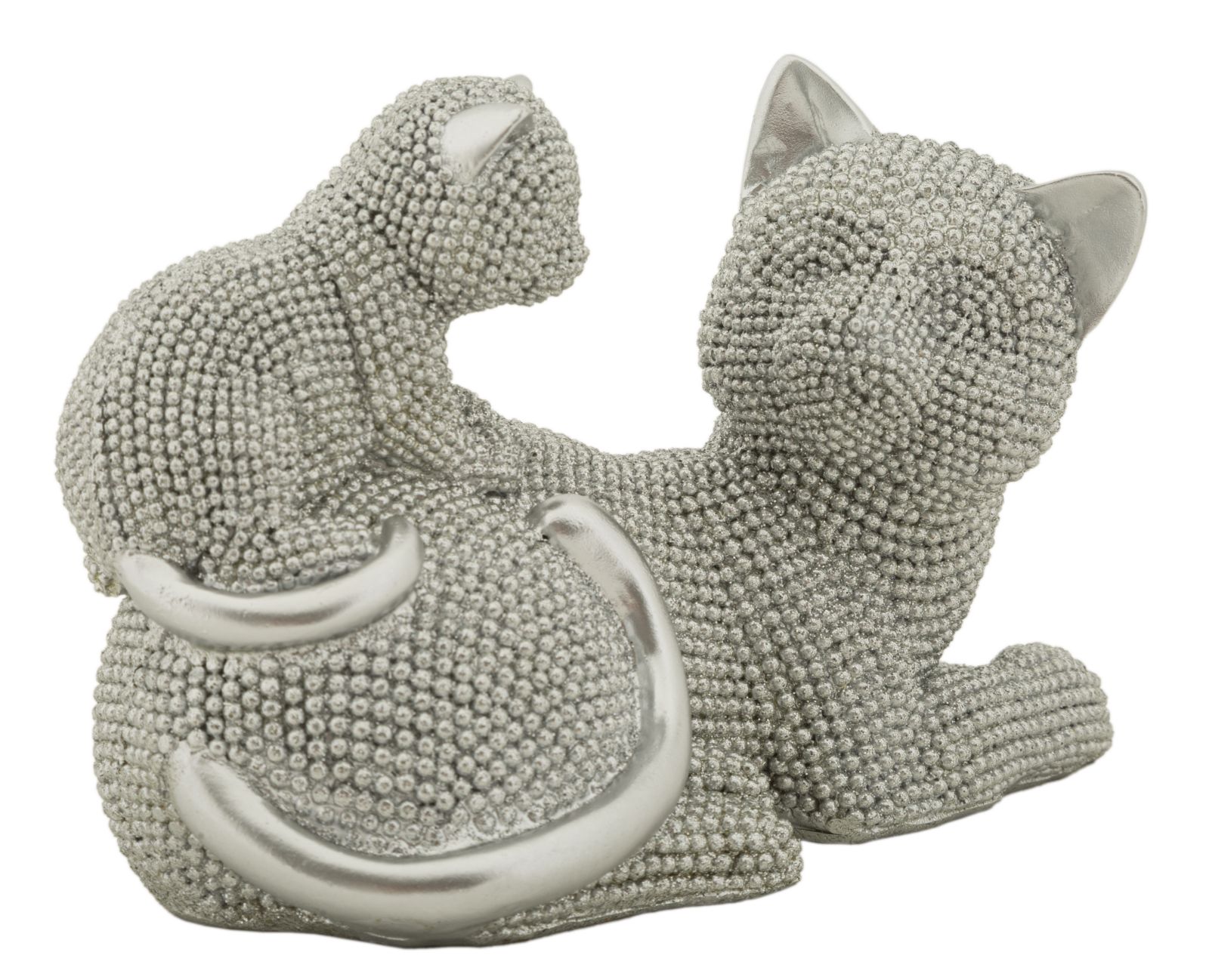 GATTO SPARKY CON CUCCIOLO CM 19X9X13 MIN 2 - immagine 2