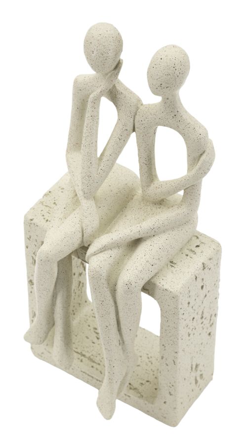 STATUETTA COPPIA STONS CM 11,5X9X25 MIN 2 - immagine 4