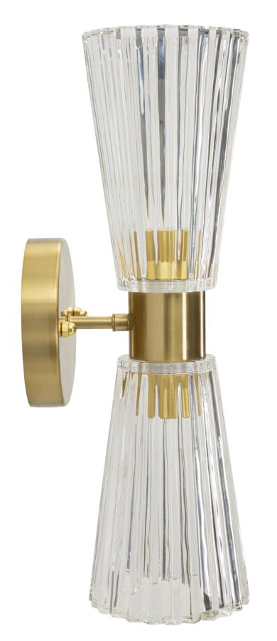 LAMPADA DA MURO PRAGA CM 11X16X40 - immagine 2