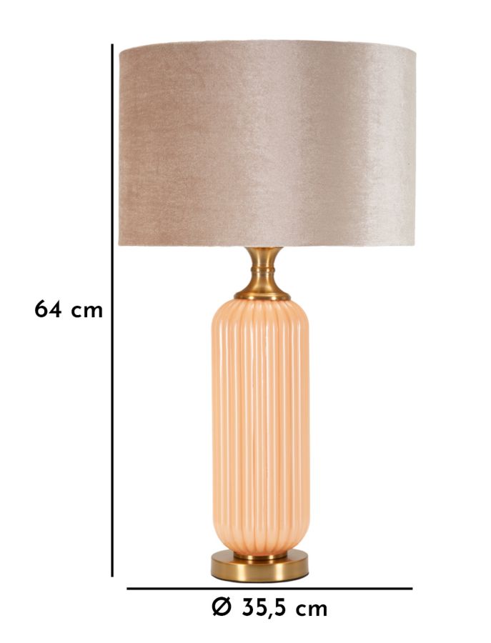 LAMPADA DA TAVOLO PERLY -C- CM Ø 35,5X64 - immagine 8